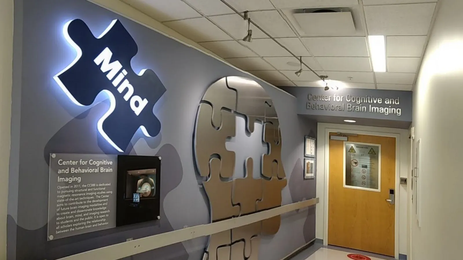 Hallway to MRI suite