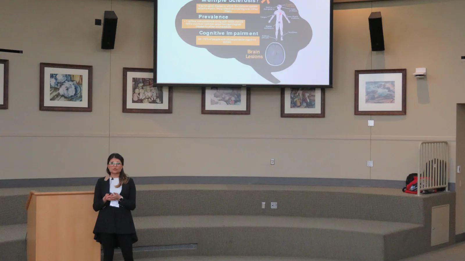 Heena Manglani presents her research